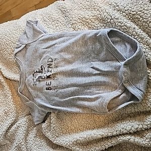 Dinosaur onsie 6-9 months grey shirt be kind be mighty